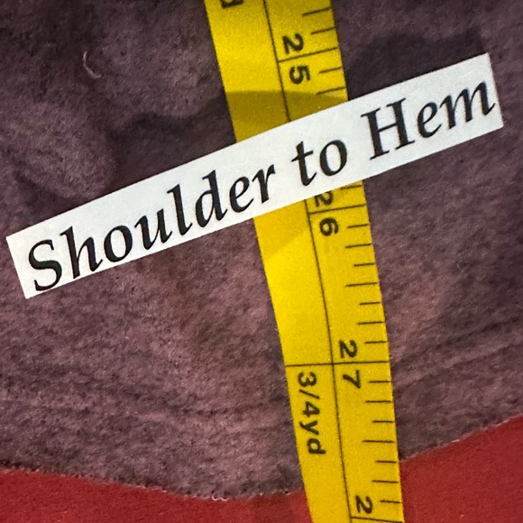 NWOT SIZE S OVERSIZED By Together Purple Long Sleeve Tunic - Picture 8 of 9